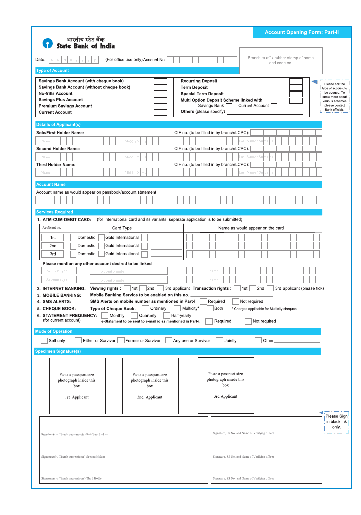 SBI SAVING ACCOUNT OPENING FORM EBOOK DOWNLOAD SBI SAVING ACCOUNT OPENING FORM EBOOK DOWNLOAD
